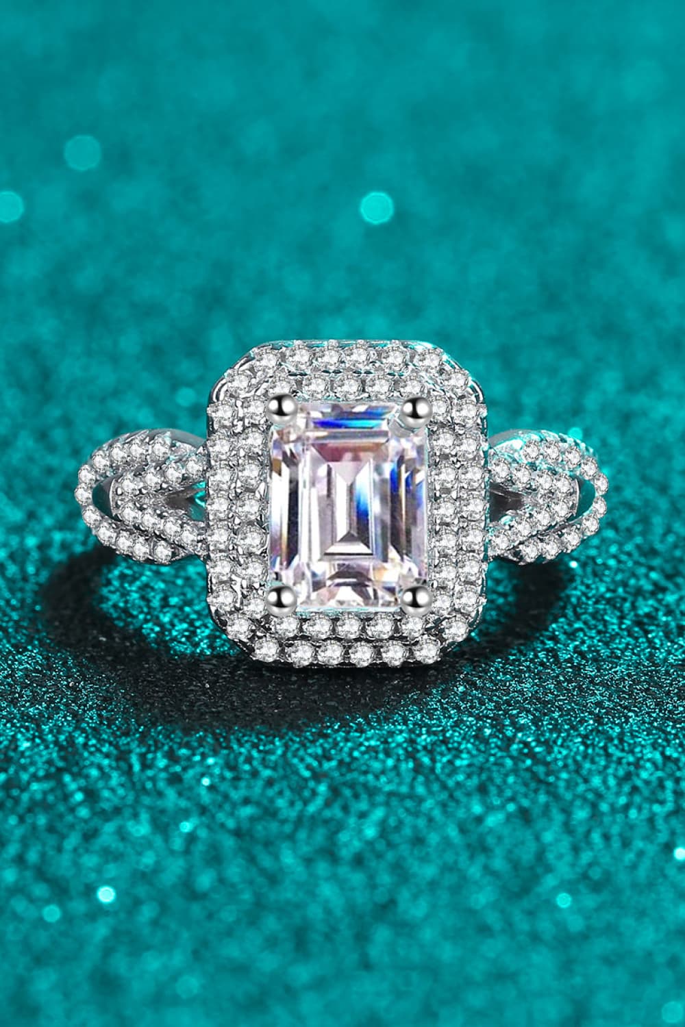 Can't Stop Your Shine 2 Carat Moissanite Ring