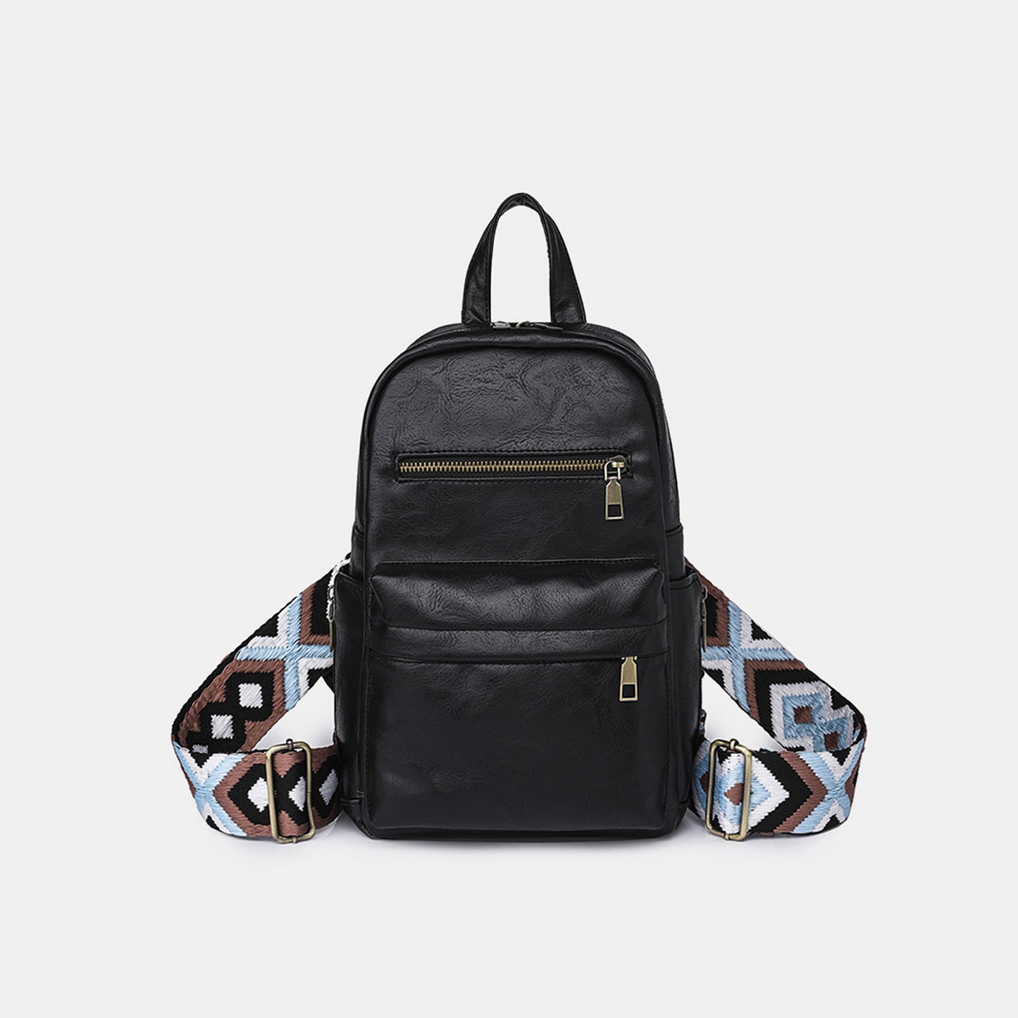 Medium PU Leather Backpack