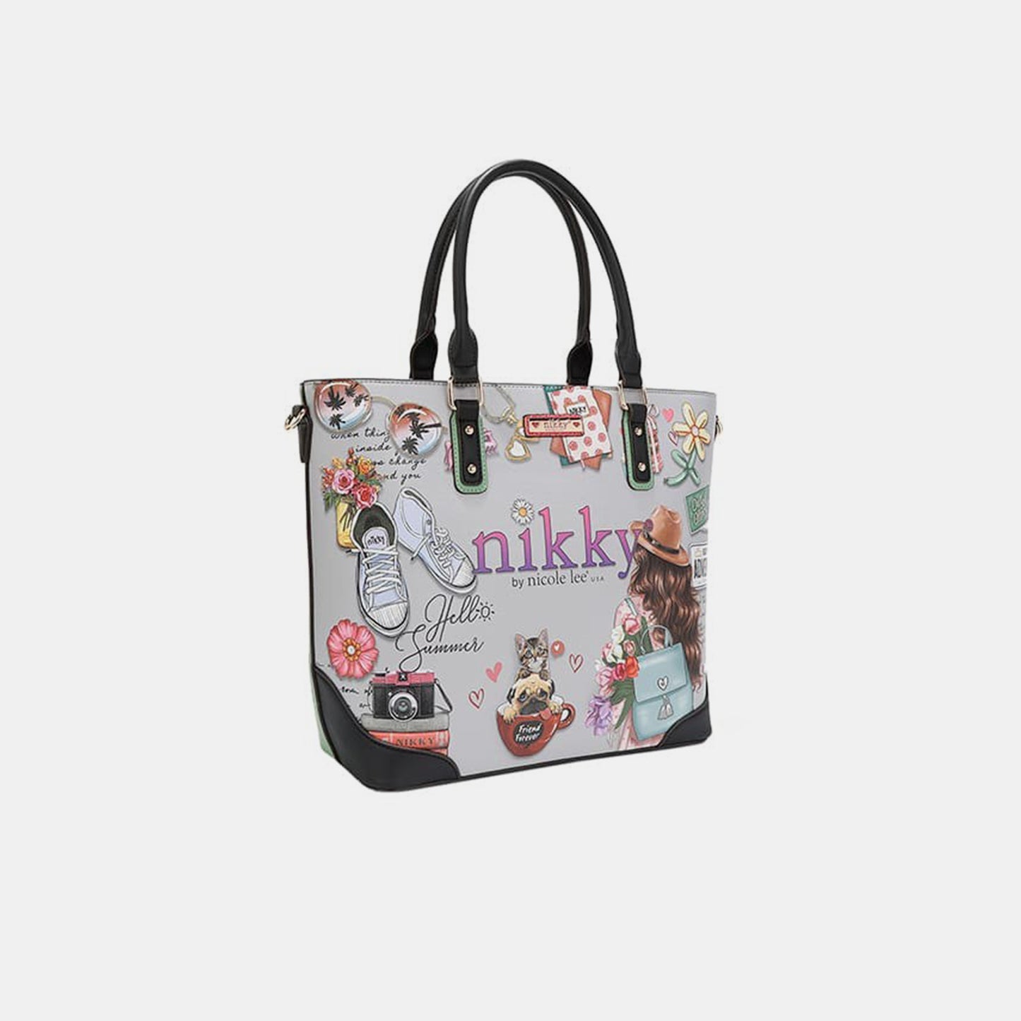 Nicole Lee USA 3-Piece Nikky World Handbag Set