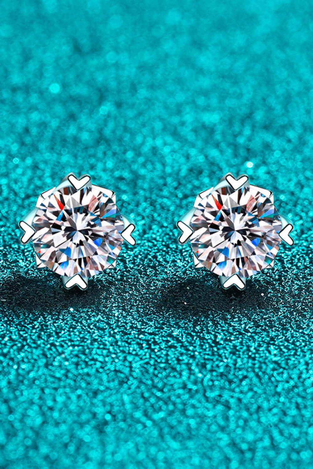 Good Day In My Mind Moissanite Stud Earrings