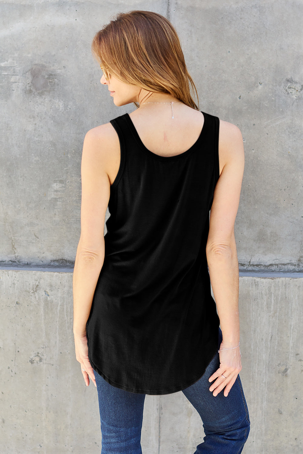 Basic Bae Bamboo Full Size Round Neck Tank