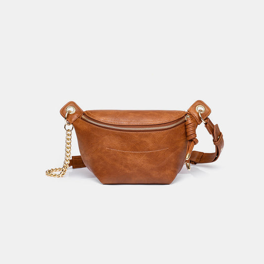 PU Leather Sling Bag