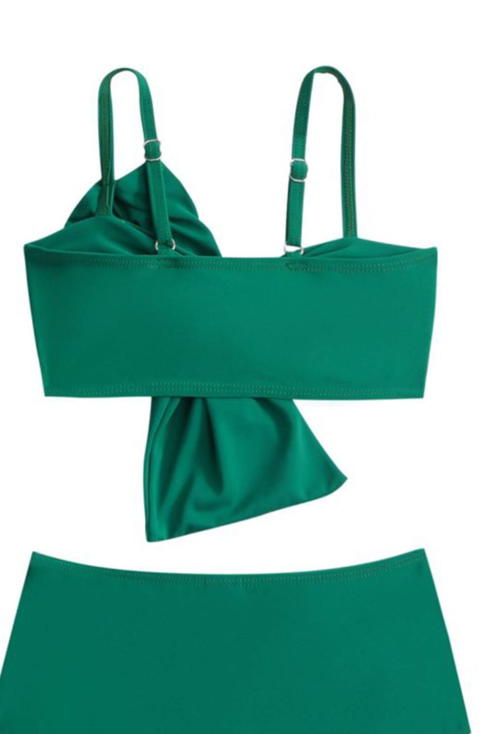 Twisted Spaghetti Strap Two-Piece Swim Set