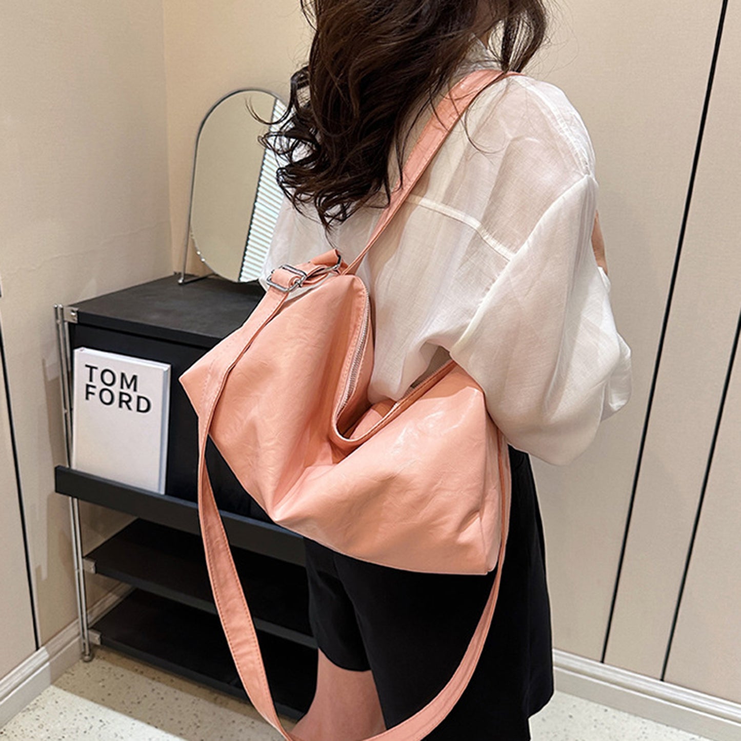 PU Leather Shoulder Bag