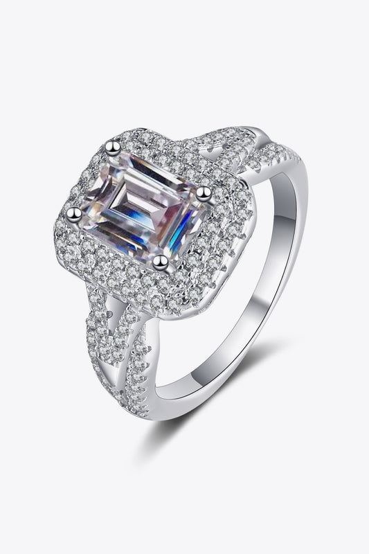 Can't Stop Your Shine 2 Carat Moissanite Ring