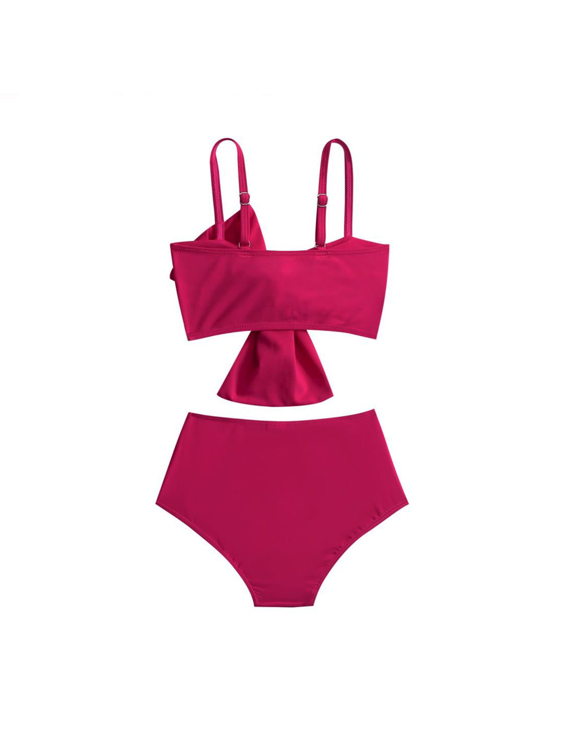 Twisted Spaghetti Strap Two-Piece Swim Set