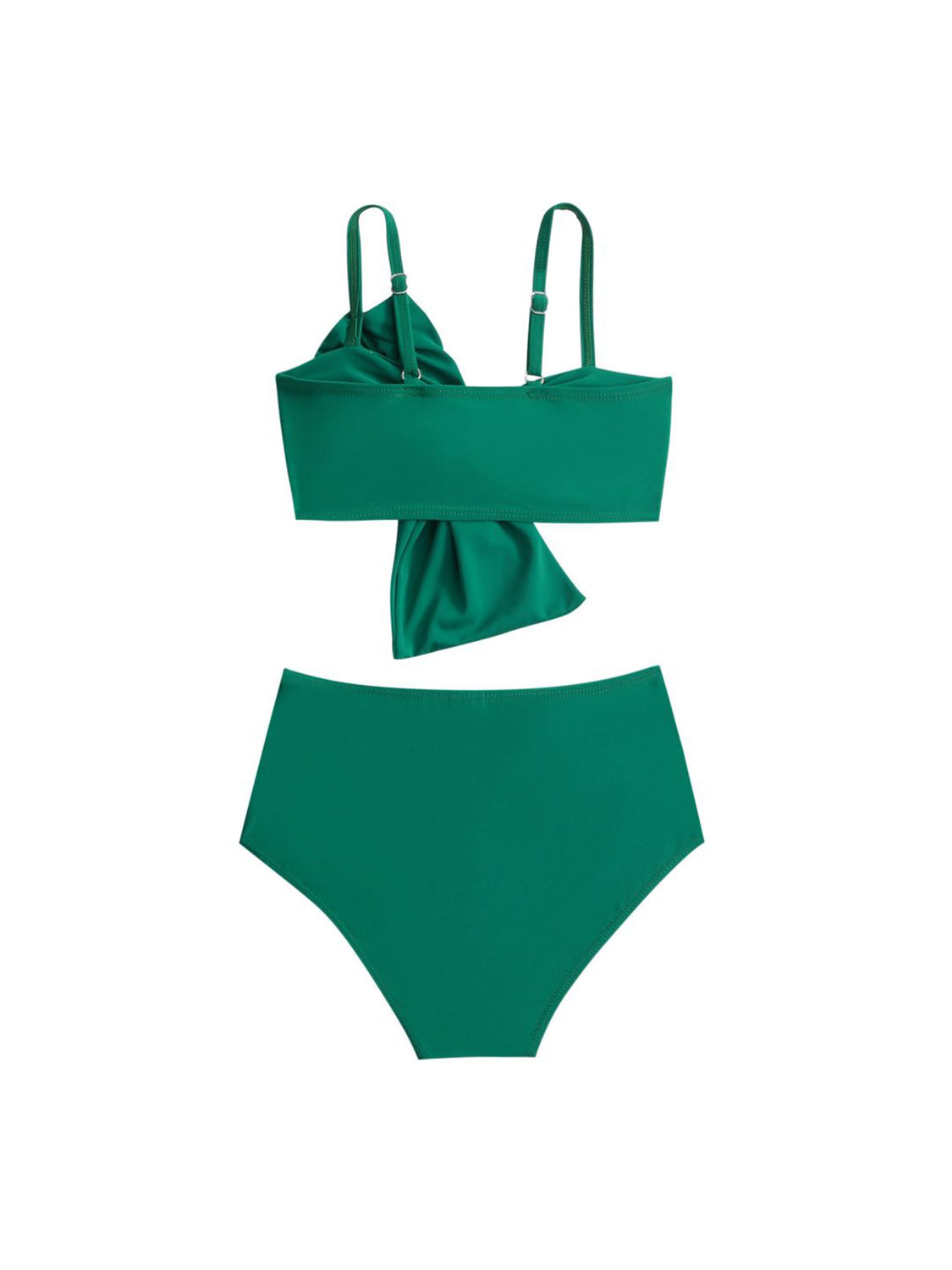 Twisted Spaghetti Strap Two-Piece Swim Set