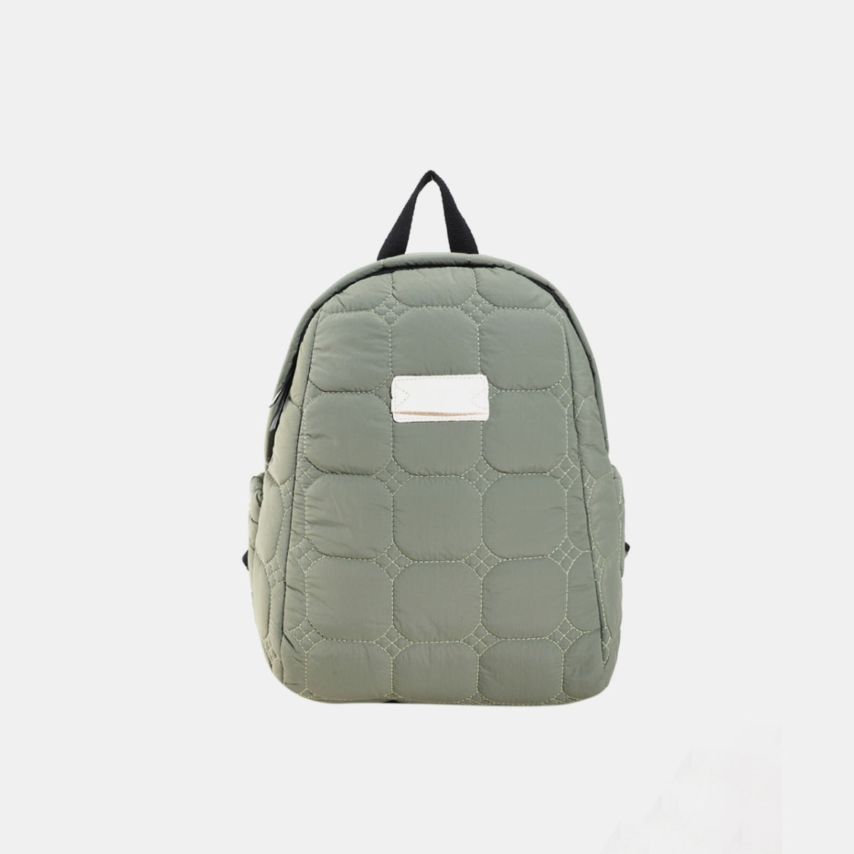 Quilted Polyester Backpack Bag