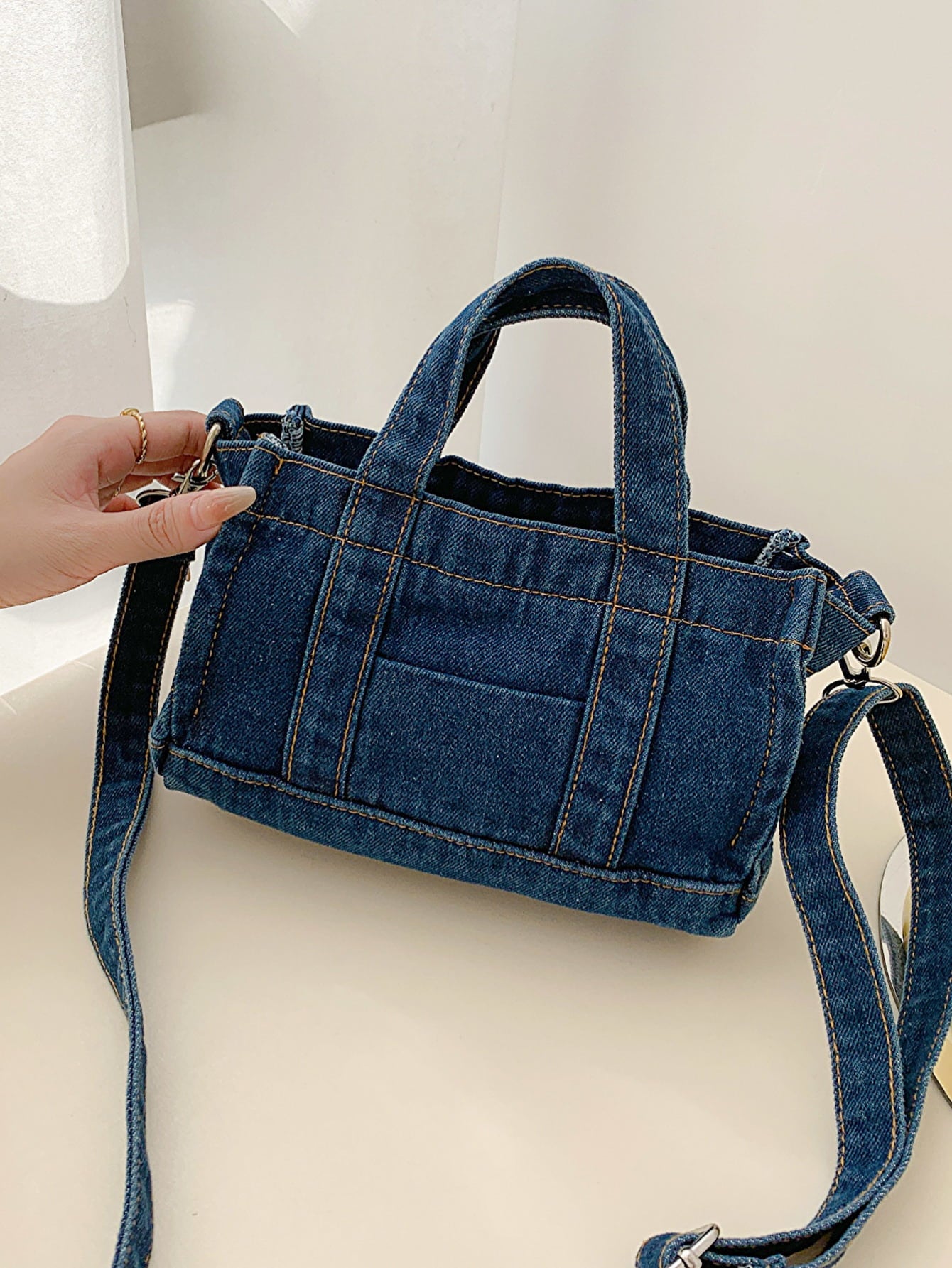 Adored Denim Shoulder Bag