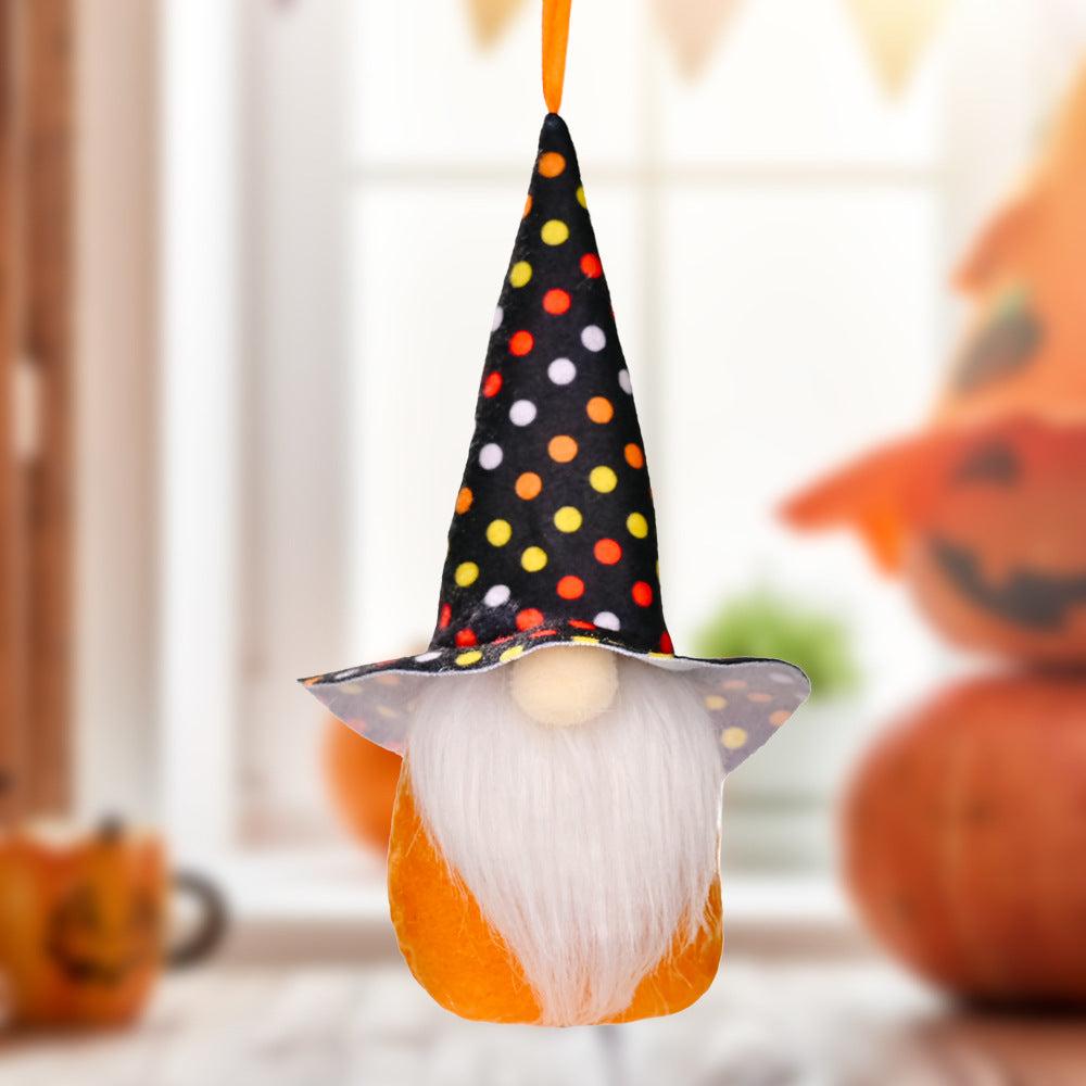 Assorted 2-Piece Halloween Element Gnome Hanging Widgets