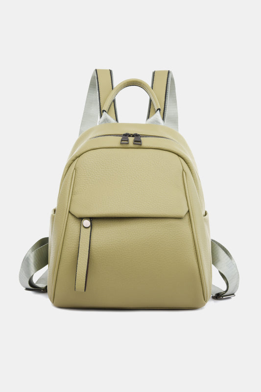 Medium PU Leather Backpack