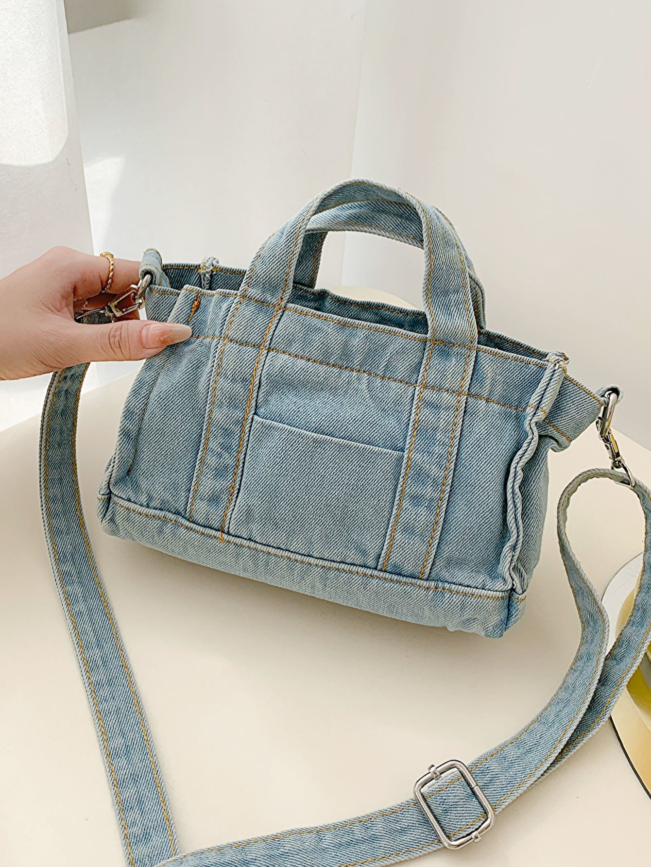 Adored Denim Shoulder Bag