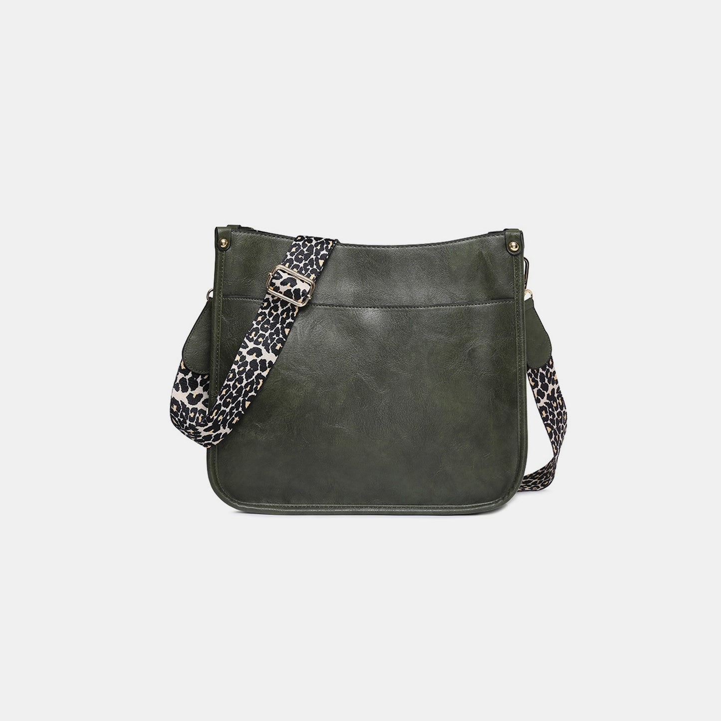 PU Leather Leopard Shoulder Bag