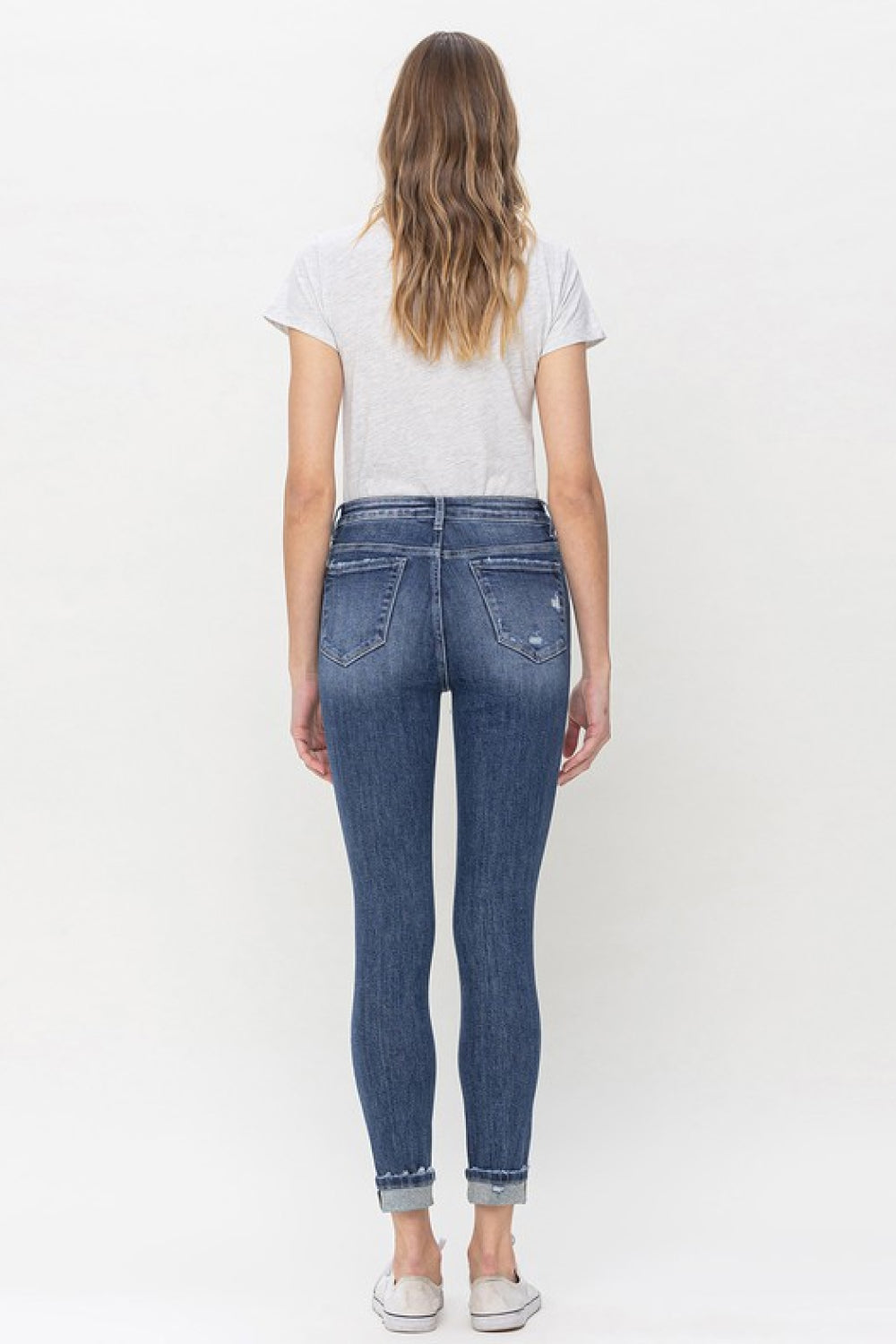 Vervet by Flying Monkey Teagan Full Size High Rise Cropped Skinny Jeans